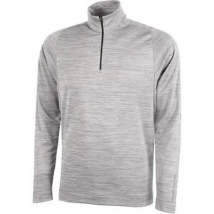 NWT Galvin Green Men’s Dixon Insulating Mid Layer Half Zip Sweater Lt Gray Sz XL